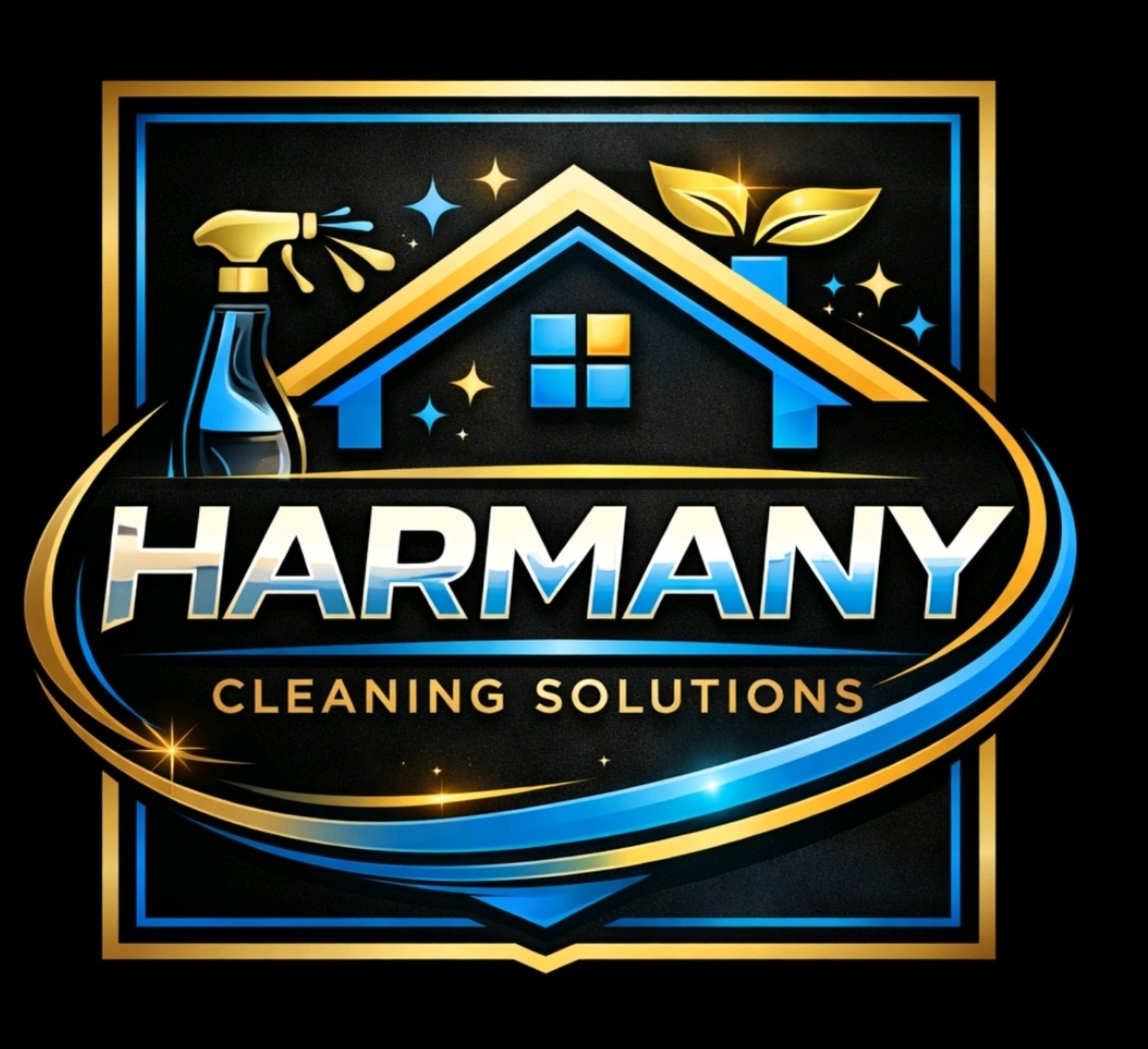 Harmany Cleaning Solutions logo background